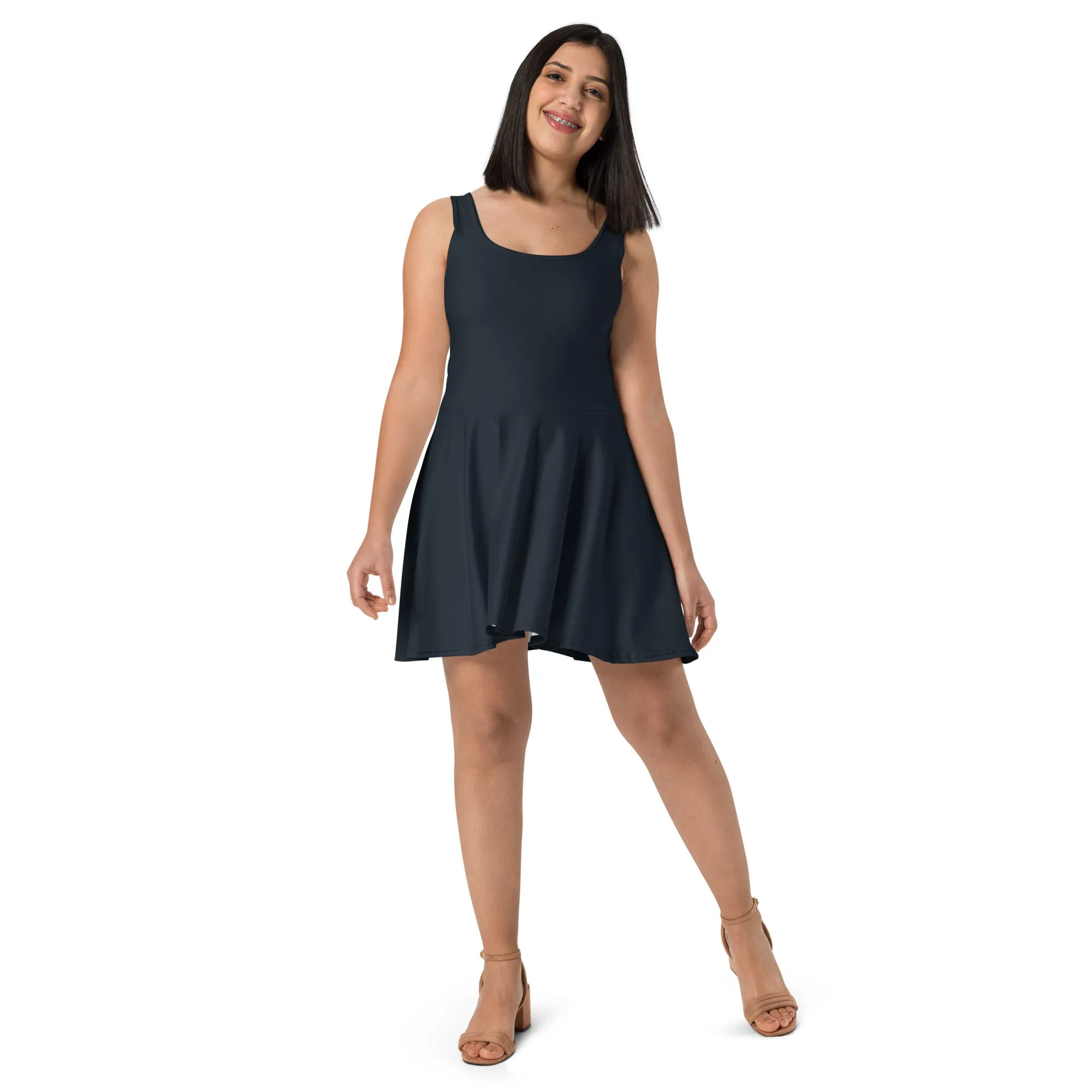 Timeless Chic Signature Black Skater Dress, lioness-love