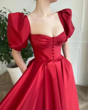 Timeless Scarlet Dress