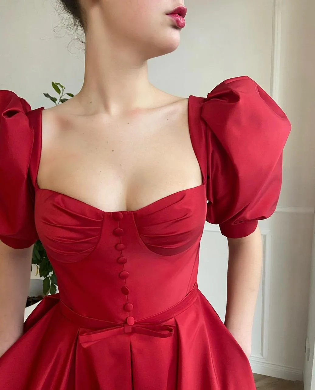 Timeless Scarlet Dress