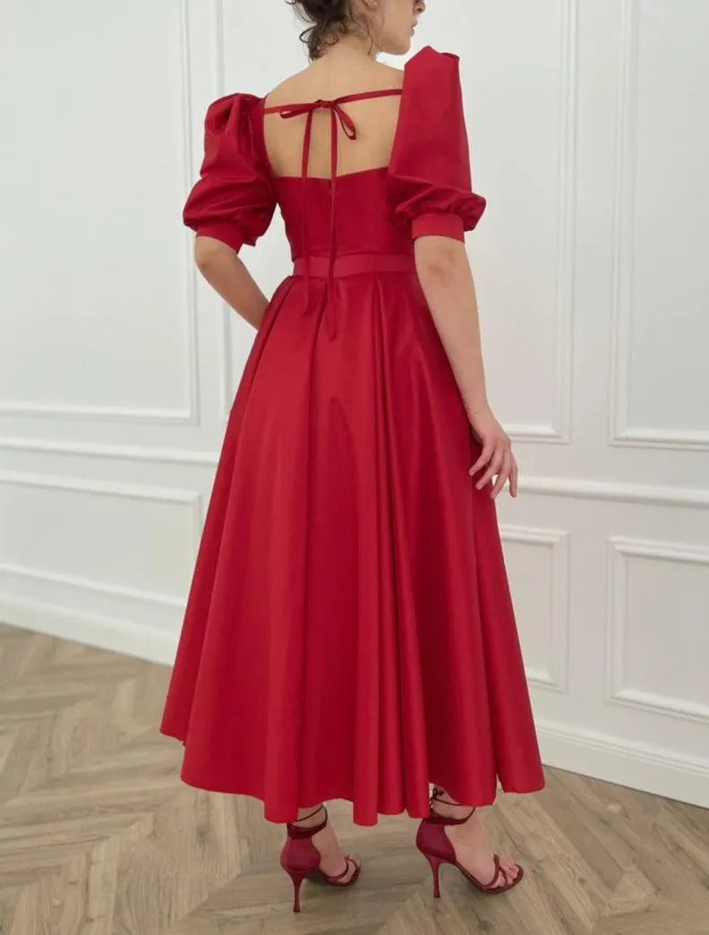 Timeless Scarlet Dress