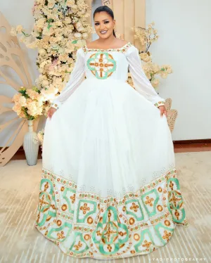Timeless Sophistication Habesha Dress Graceful Habesha Kemis
