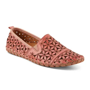 Women's Spring Step | Flowerflow Classic Leather Loafer | Salmon