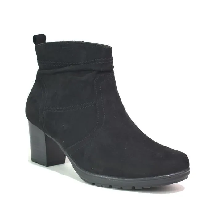 Women's Western Ankle Boots Black MF