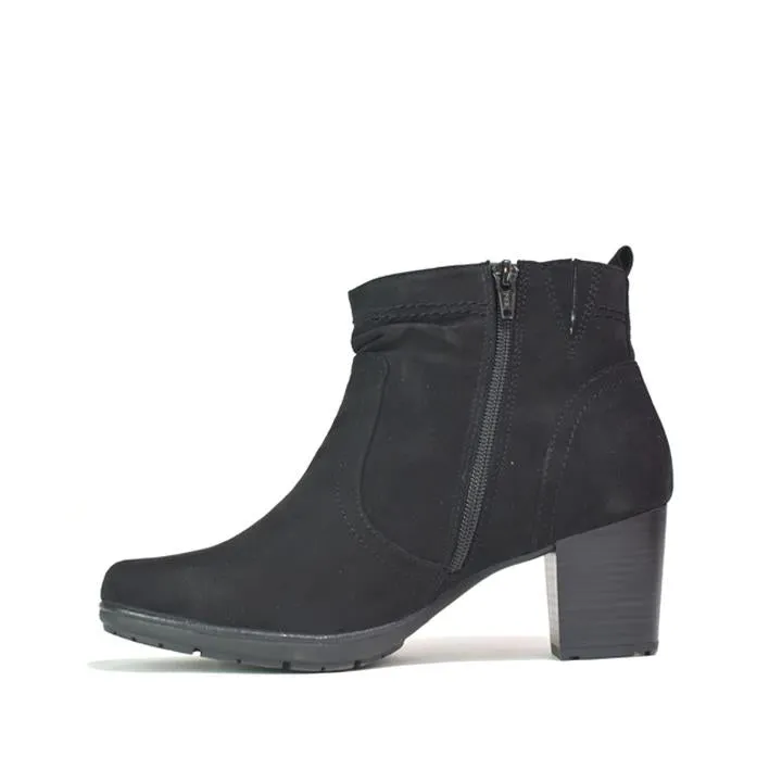 Women's Western Ankle Boots Black MF