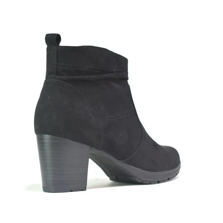 Women's Western Ankle Boots Black MF