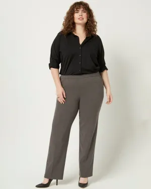 Xanthe Pull-On Work Pant | Charcoal Grey
